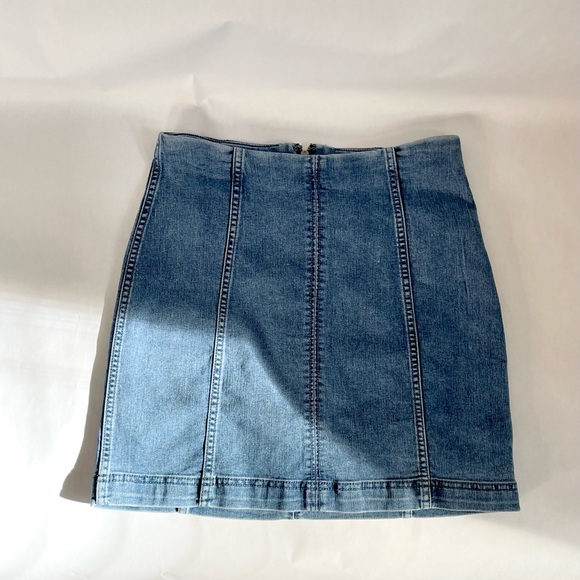 Free People Modern Femme Denim Mini - Picture 4 of 10